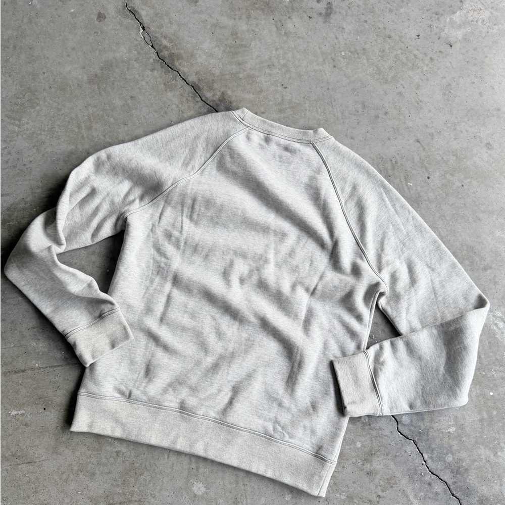 Louis Vuitton Cream Crewneck Sweatshirt with Small Chest Logo - Picture 5 of 8